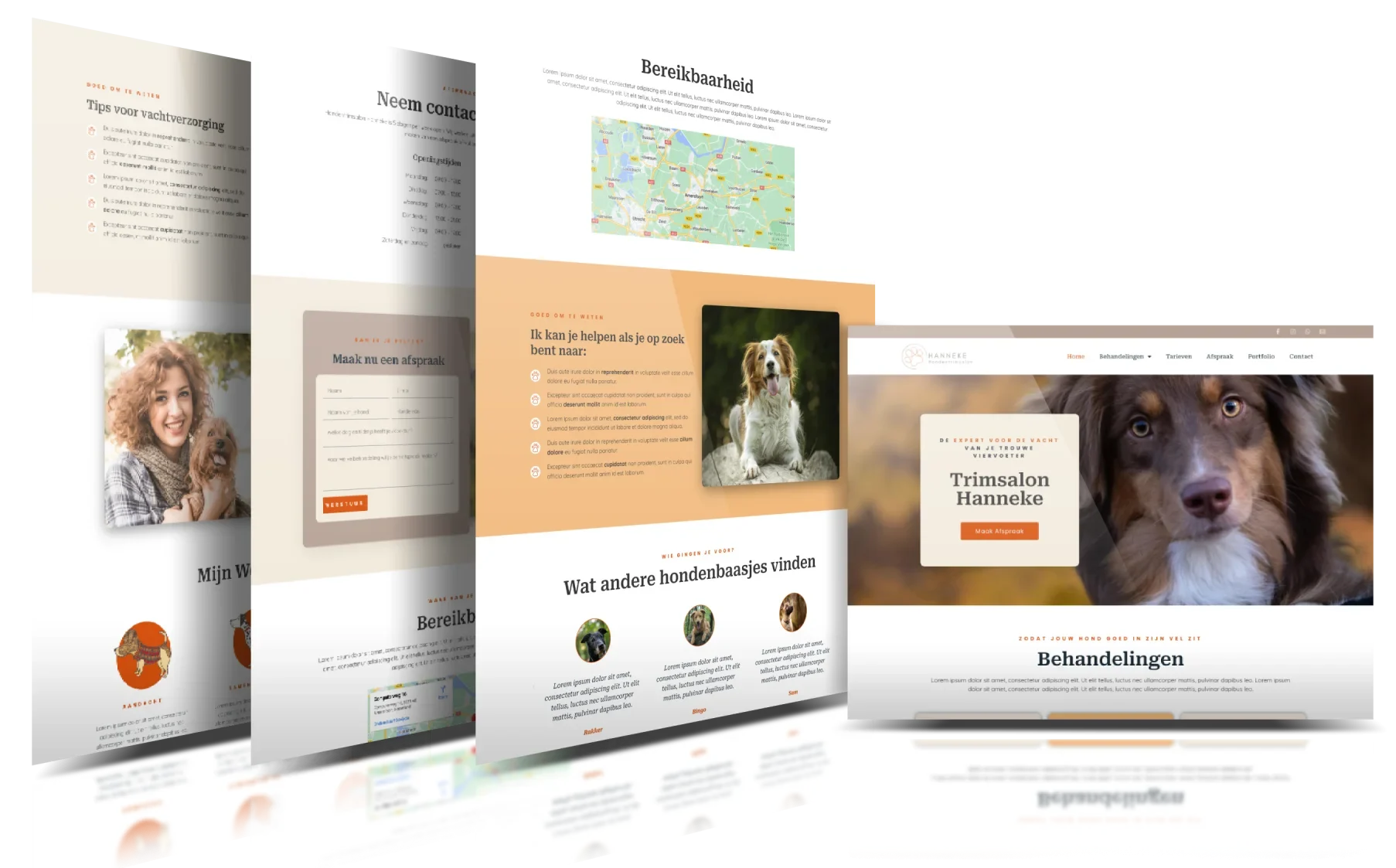 Op zoek naar een website voor een hondentrainer?