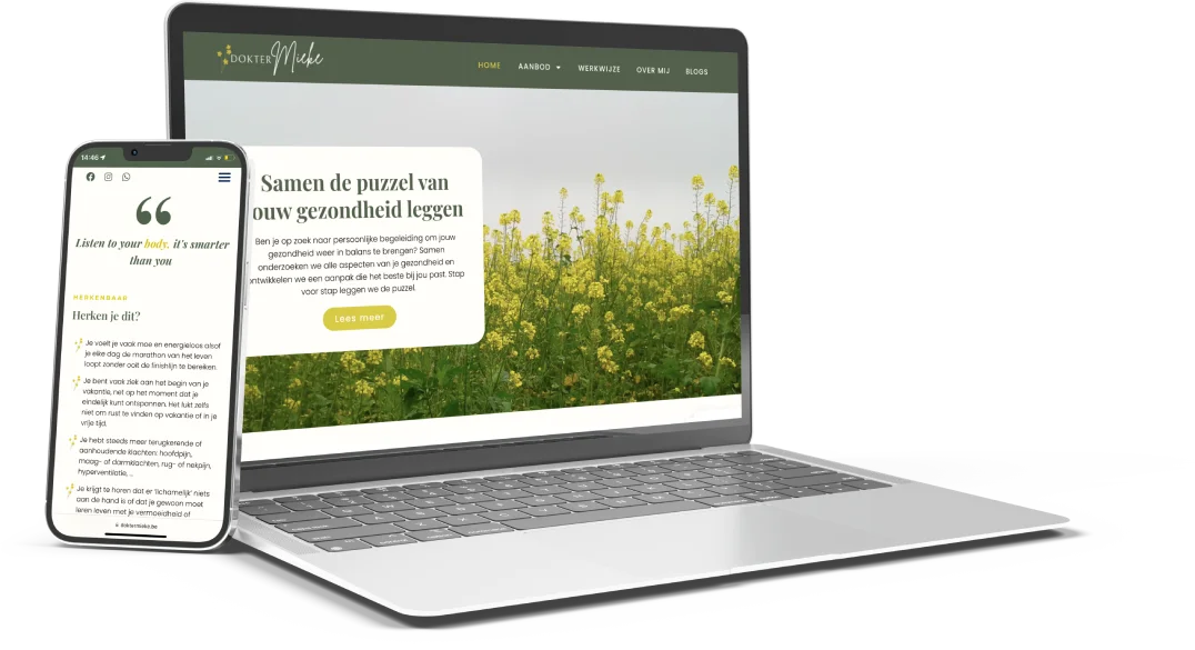 Dokter Mieke Gemaakt door MaFien - Betaalbare Websites van MaFien