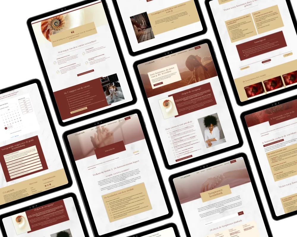 LadyBirth Portfolio - Betaalbare Websites van MaFien