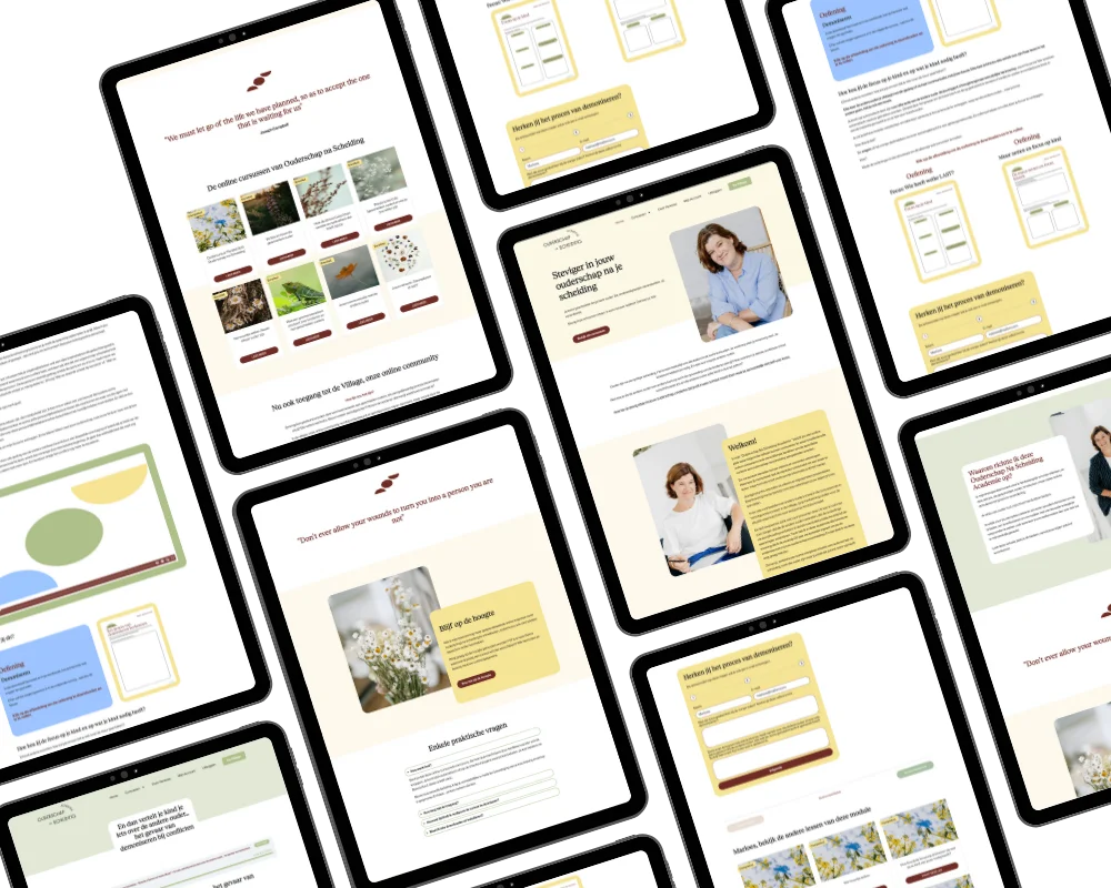 Ouderschap na Scheiding Portfolio - Betaalbare Websites van MaFien